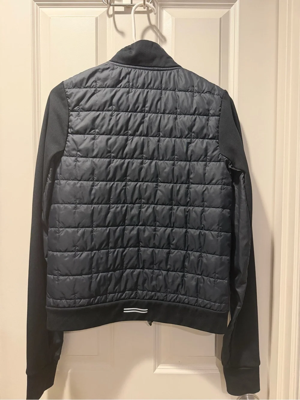 Nike  Black Quilted Puffer Hybrid Jacket